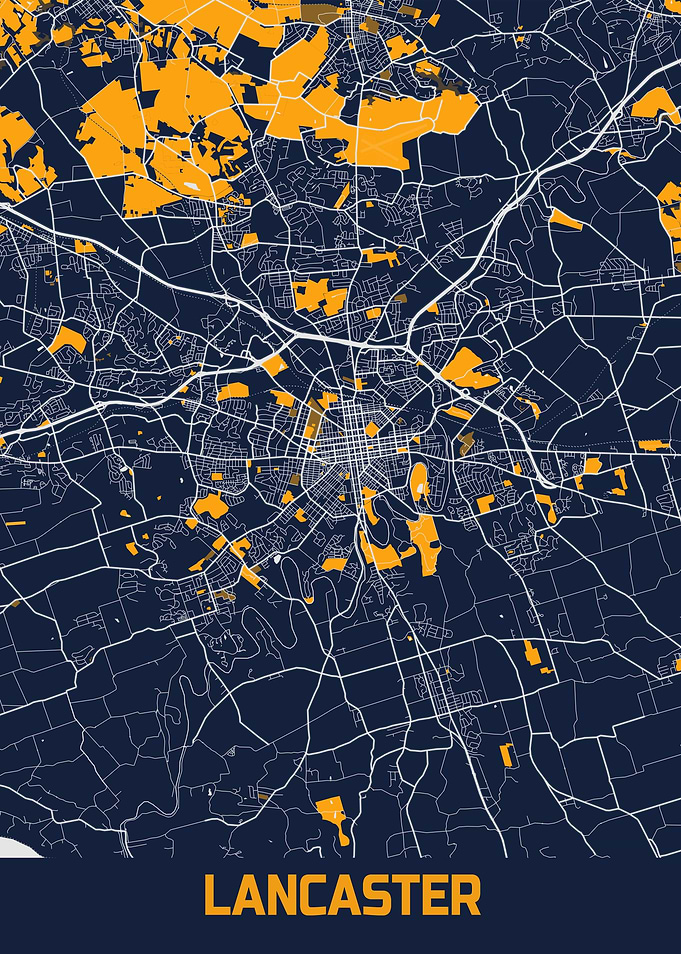 Lancaster Bluefresh Map