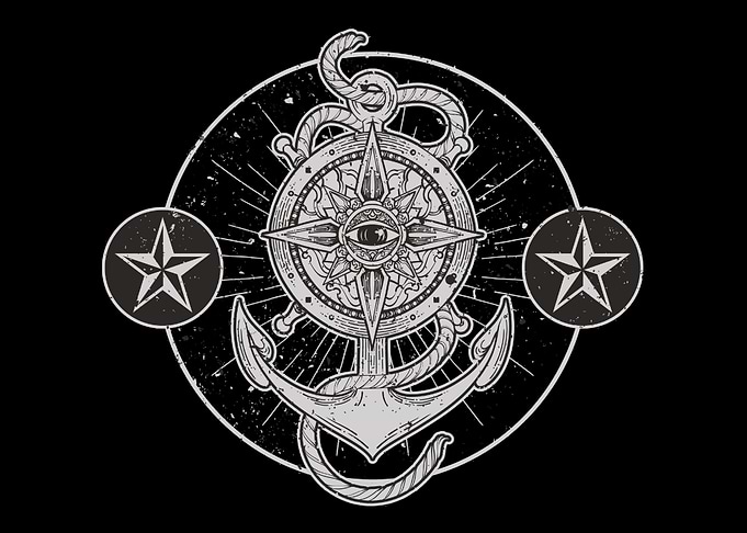 Maritime anchor lighthouse