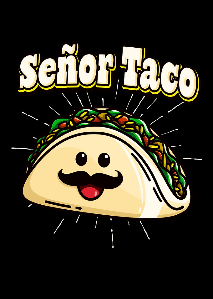 Seor Taco Funny Kawaii