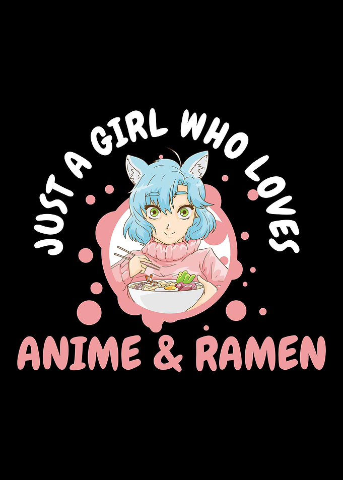 Anime Girl Ramen Otaku Kaw