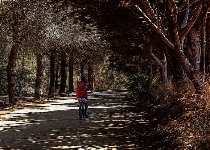Biking at Porquerolles