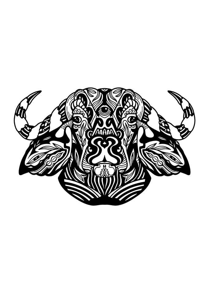 RHINO MANDALA