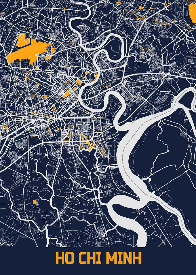 Ho Chi Minh Bluefresh Map