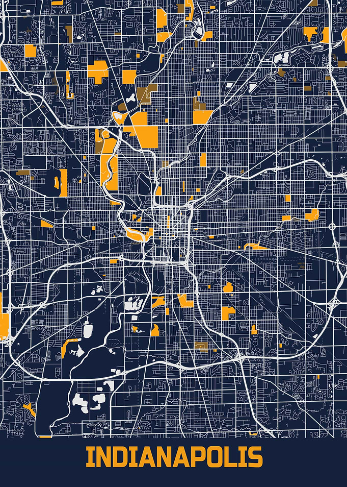 Indianapolis Bluefresh Map