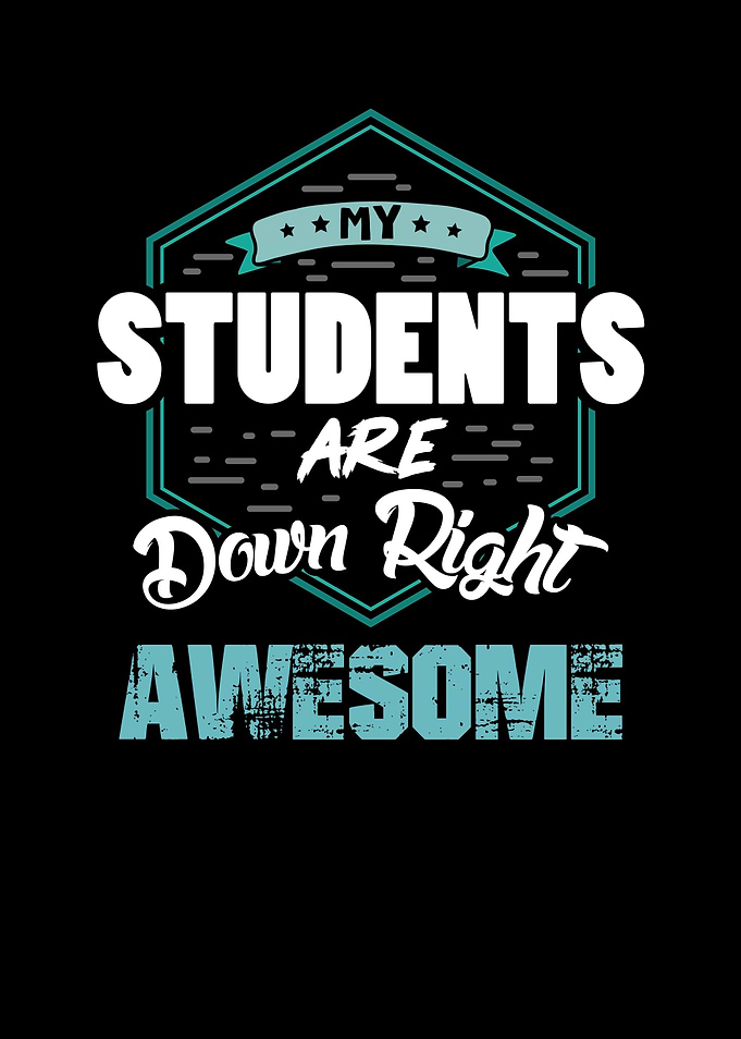 My students are down right