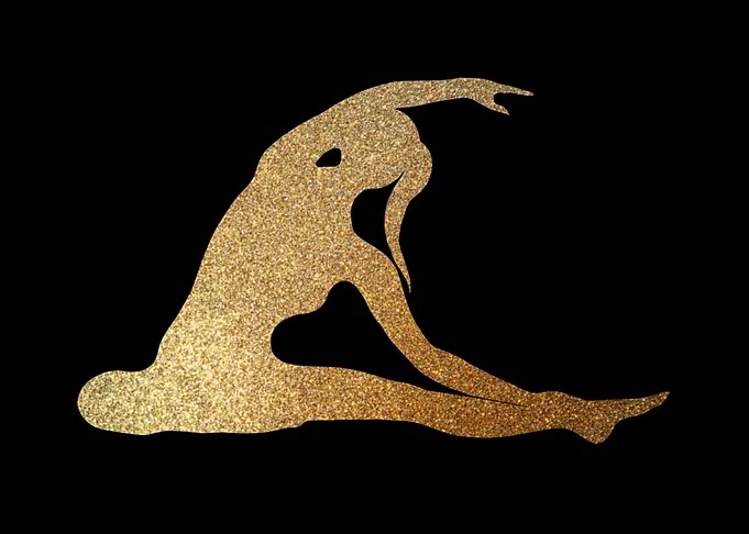 Yoga pose art