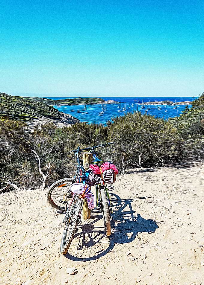Biking at Porquerolles