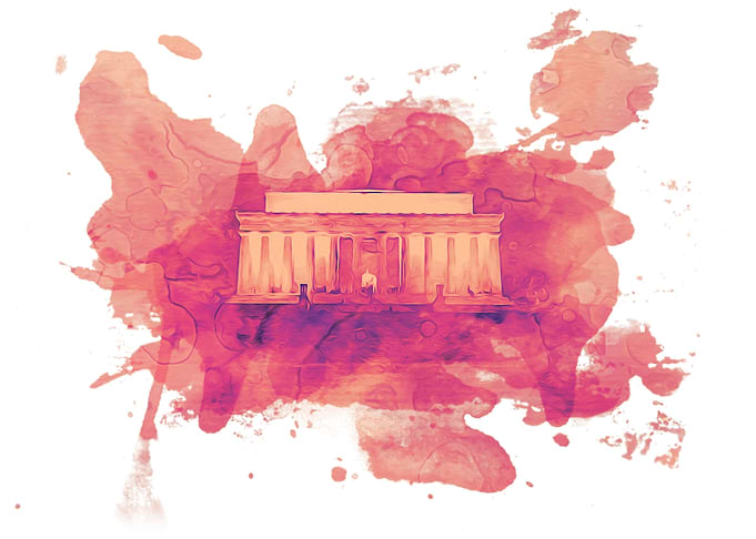 LIncolin memorial Painting