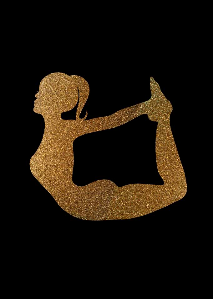 Yoga pose decor
