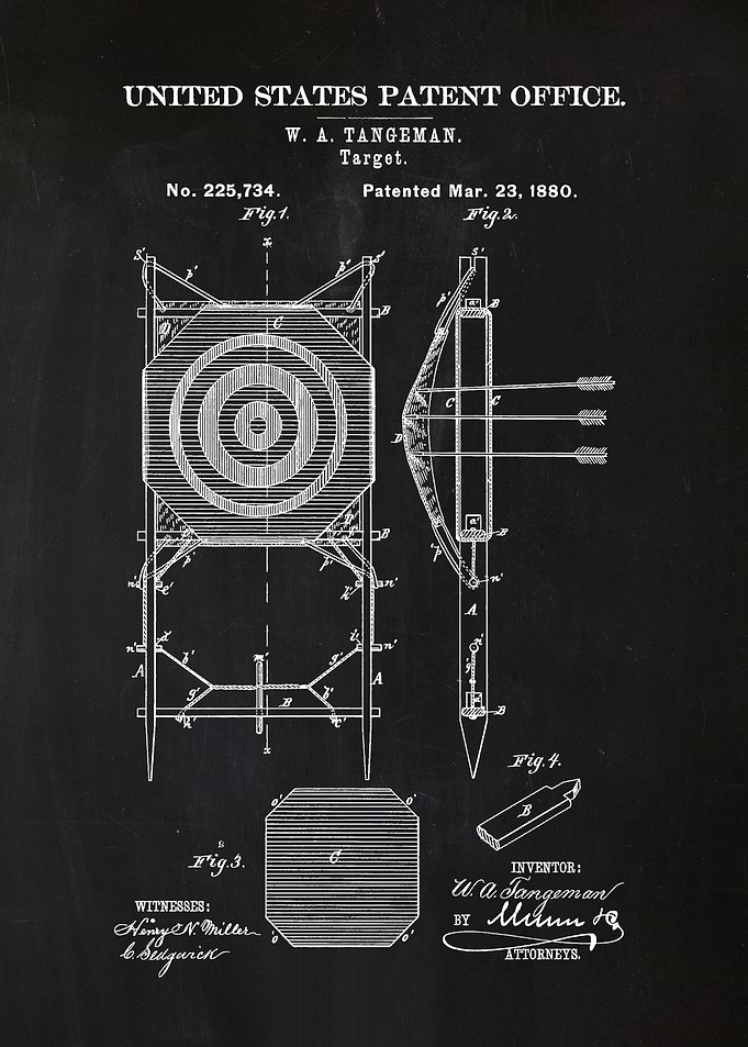 69 Archery Target Patent