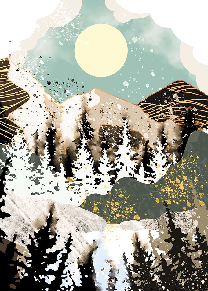 Snowy mountains