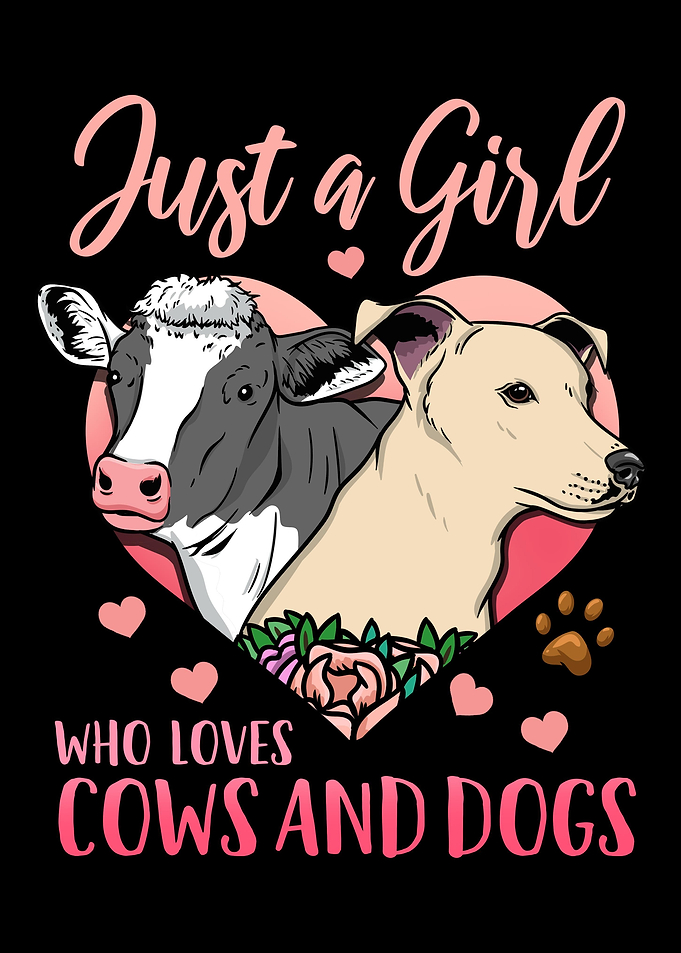 Cow Dog Cow Lover Dog Love
