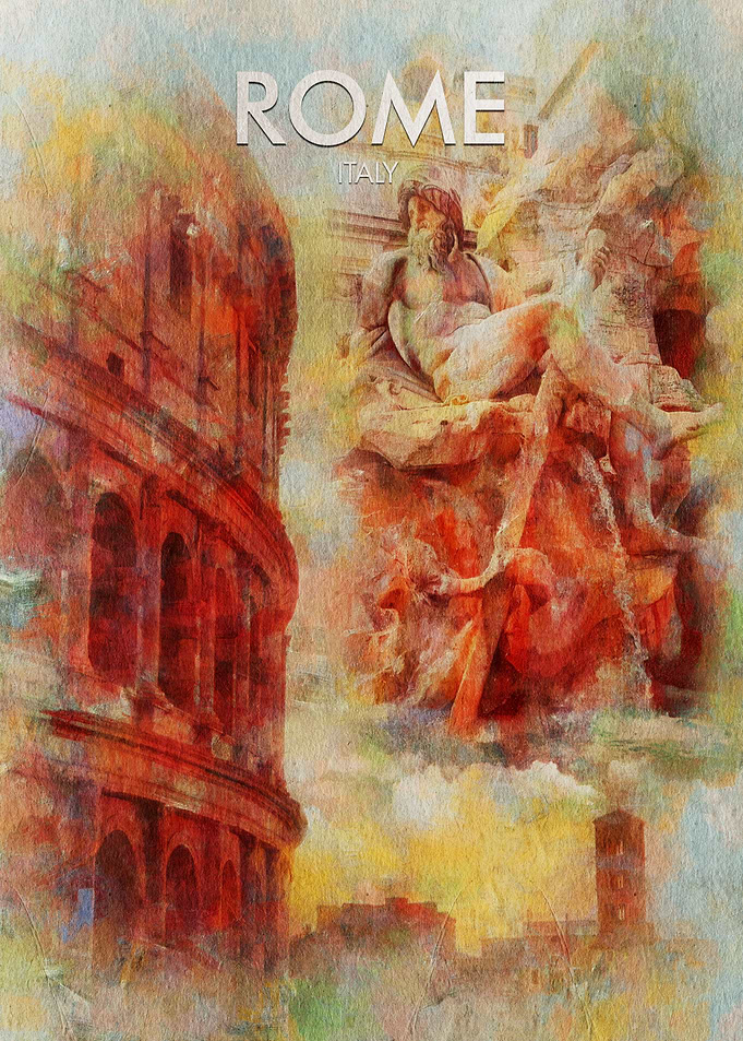 Colosseum at sunset