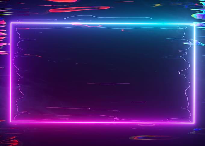 Bright neon water 3D