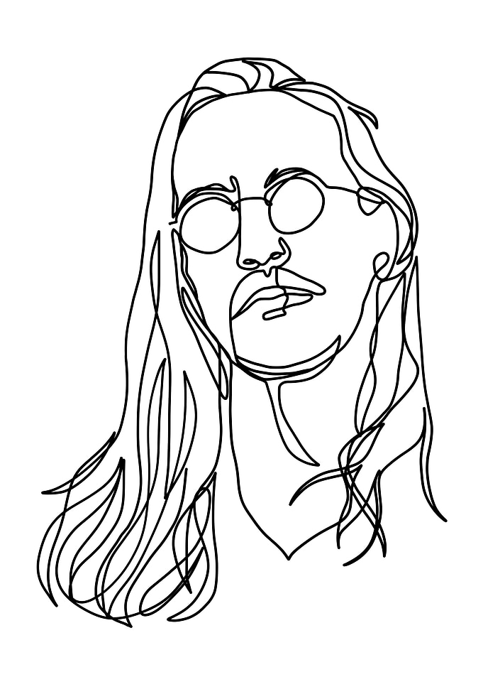 brandon boyd line art