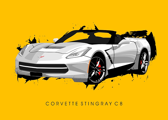 Corvette stingray C8 v01