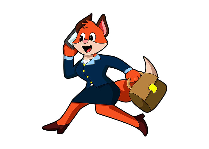 Fox Secretary Purse