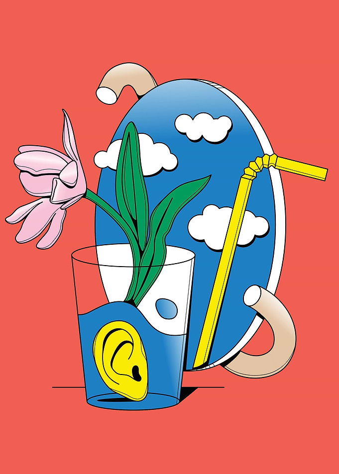 Ear in Glass and The Straw