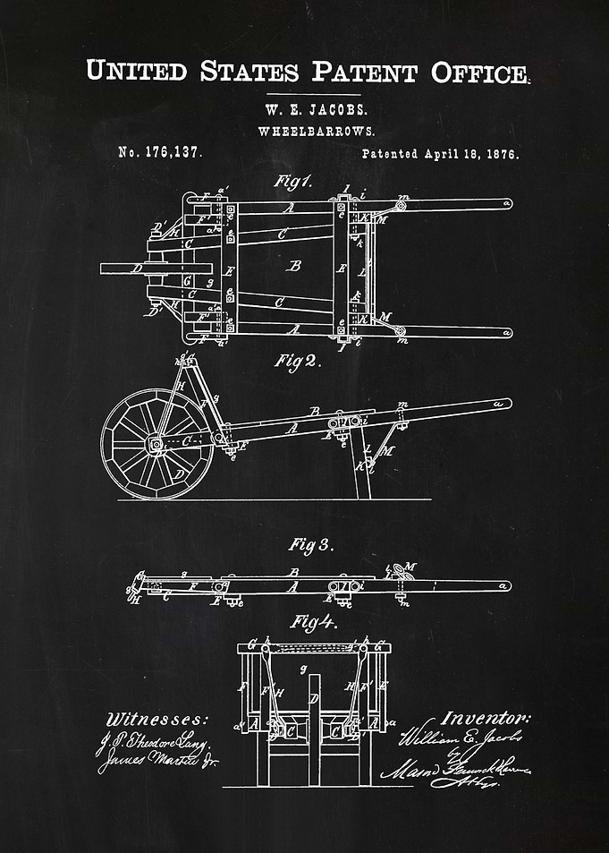 84 Wheelbarrows Patent Pr