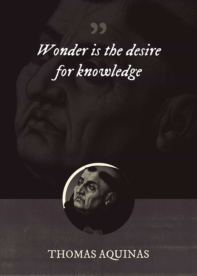 Wonder is the desire for