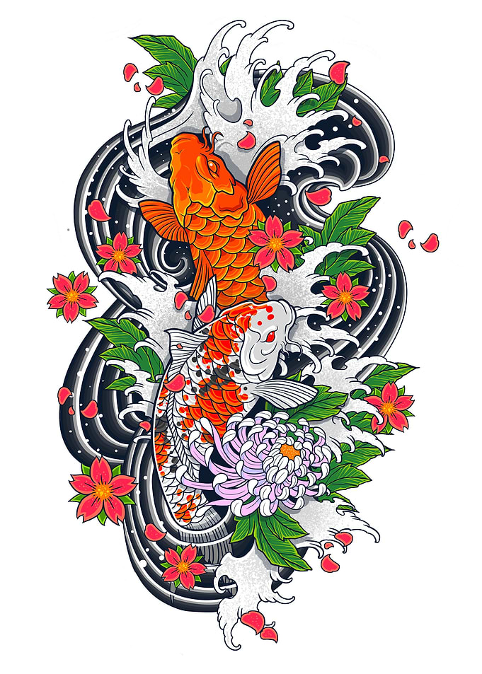 Japanese Koi Pond