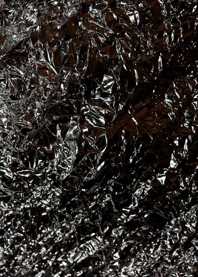 Alu folie closeup abstract