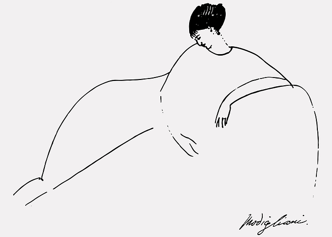 Modigliani Anne Portrait