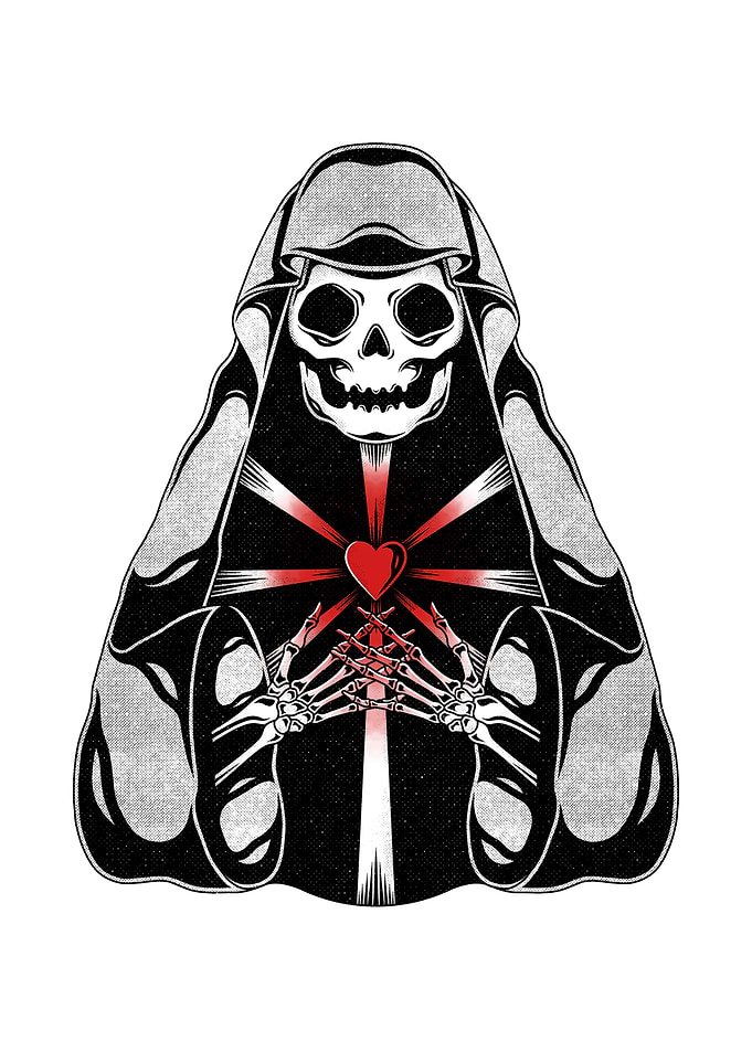 Love is Death Tattoo Art
