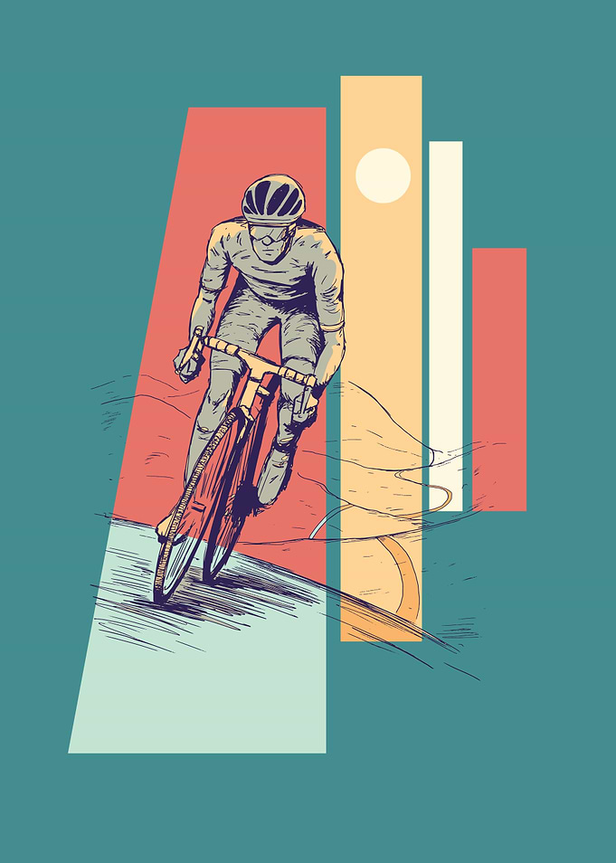 AESTHETIC MALE CYCLIST