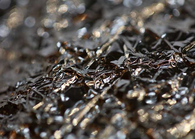Alu folie macro abstract