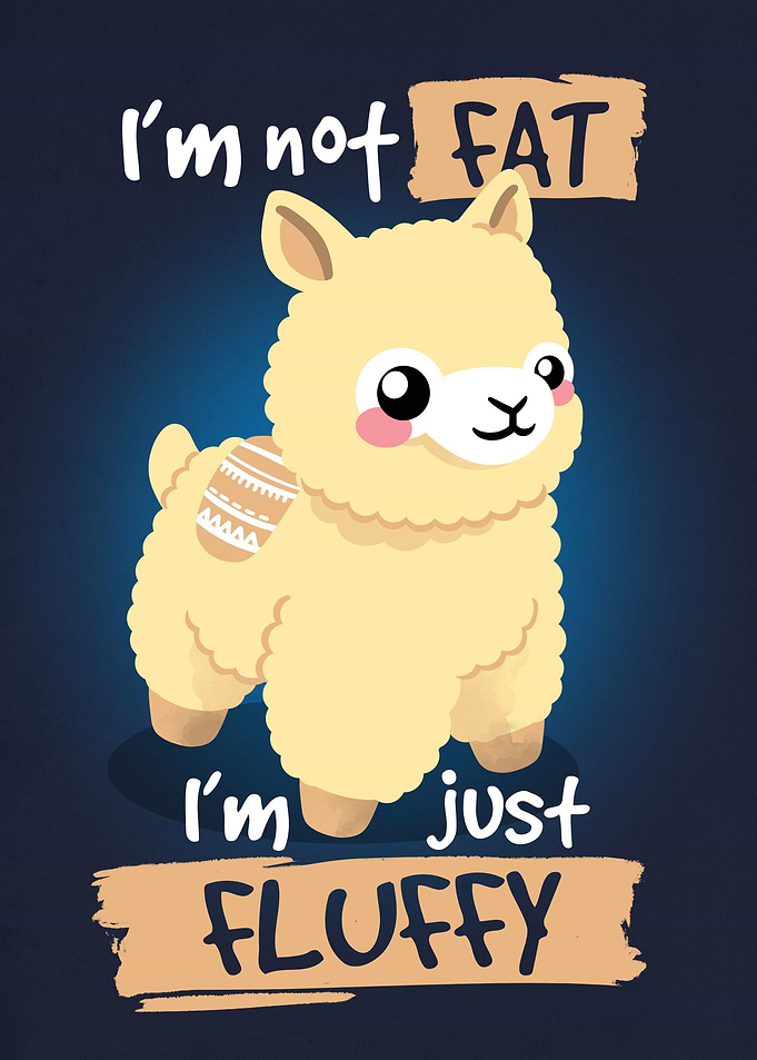 Alpaca just fluffy
