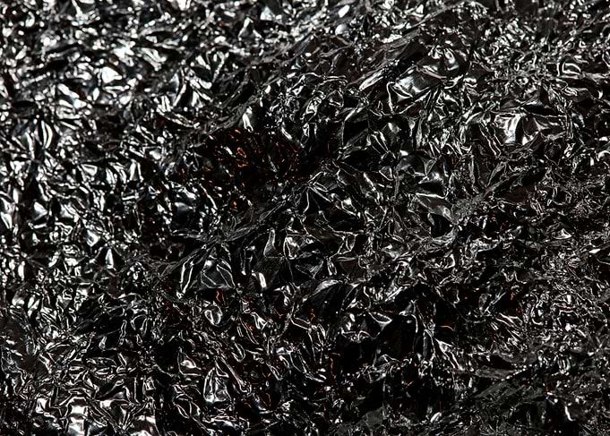 Alu folie closeup abstract