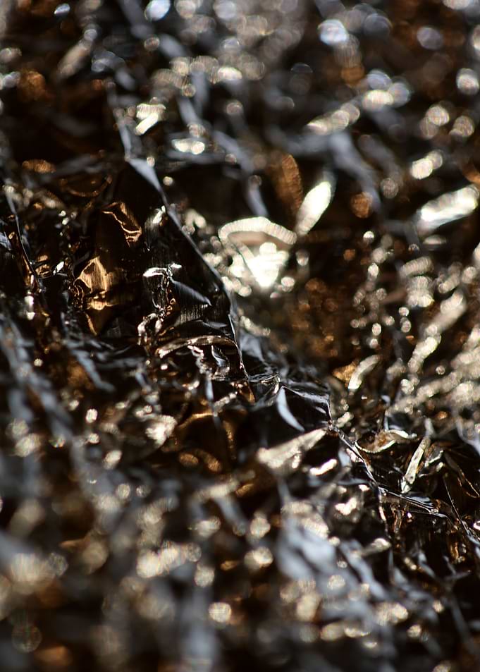 Alu folie macro abstract