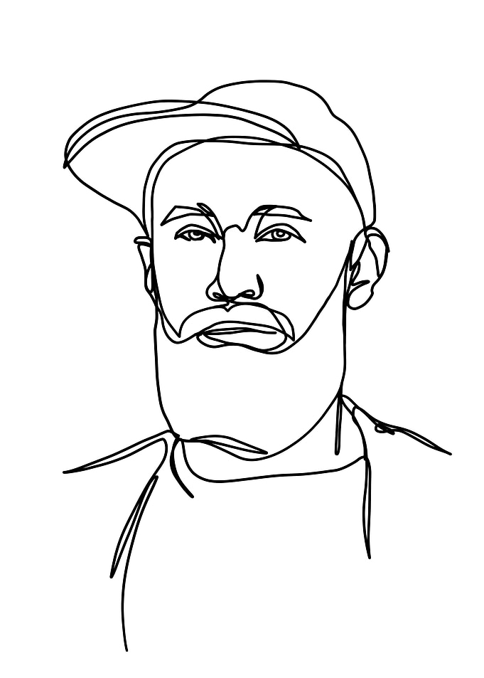ben kenney line art