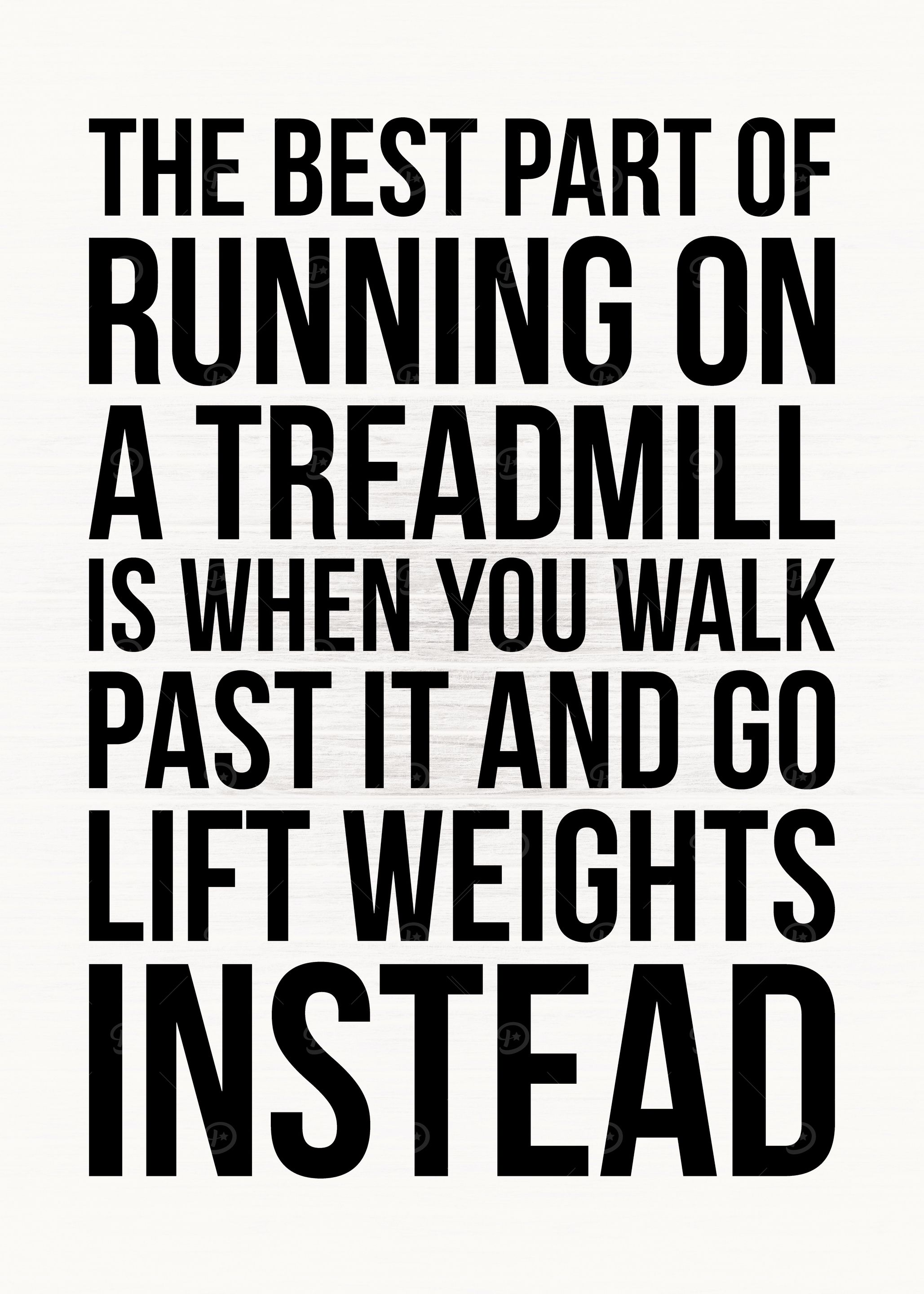 Treadmill vs Lift Weights