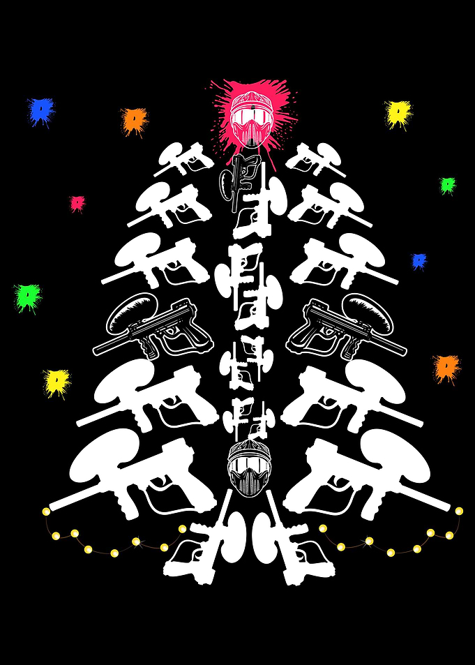 Paintball Christmas Tree