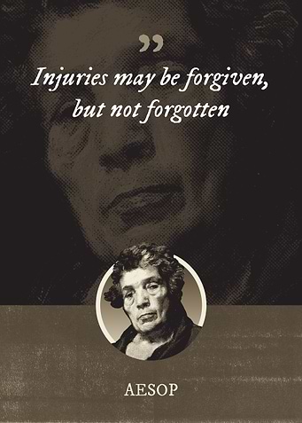 Injuries may be forgiven