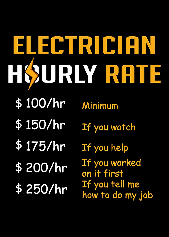 Hourly Rate Electrician Gi