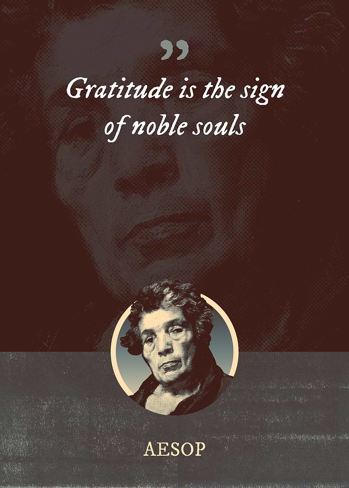 Gratitude is the sign of