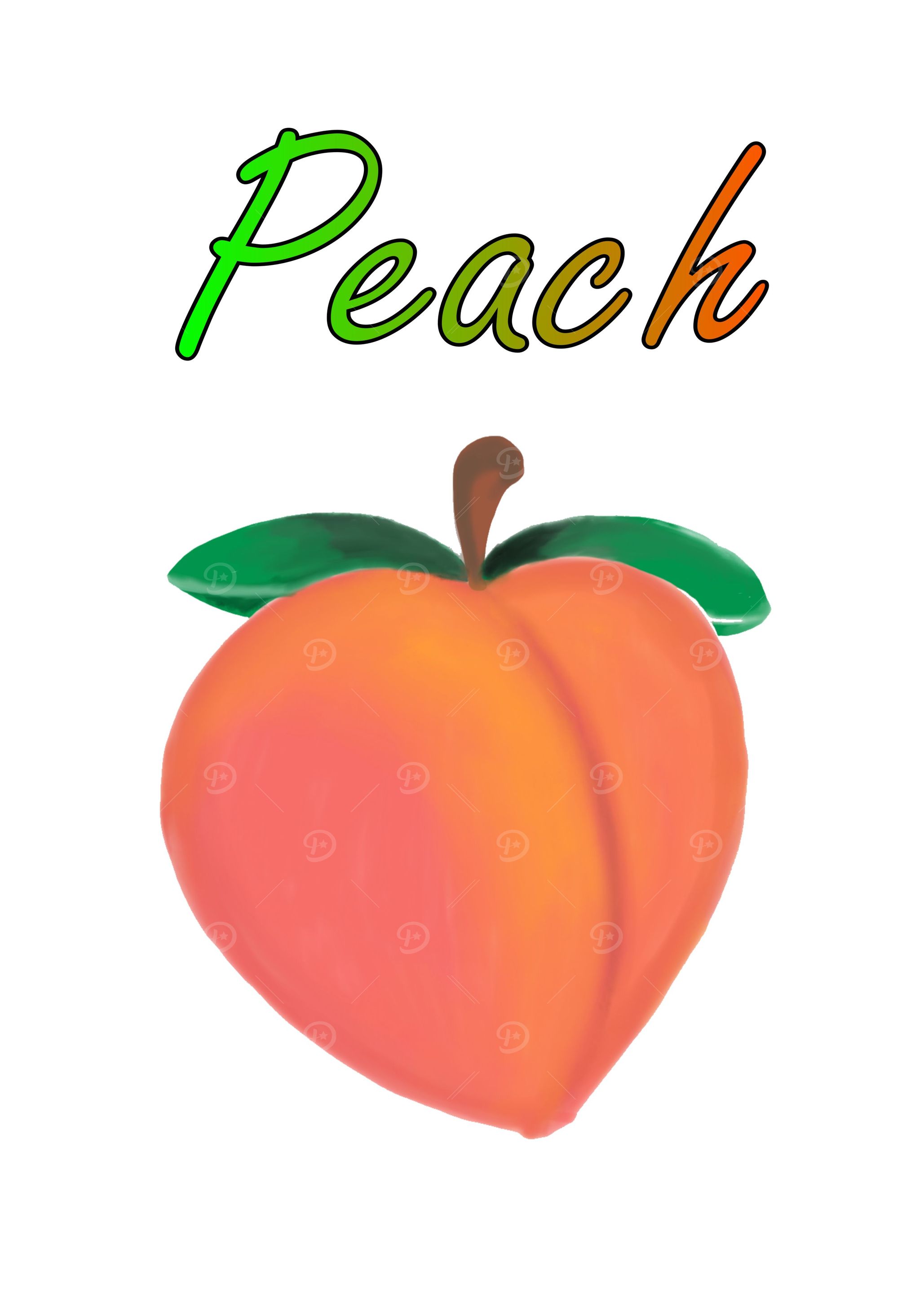 Peach Emoji