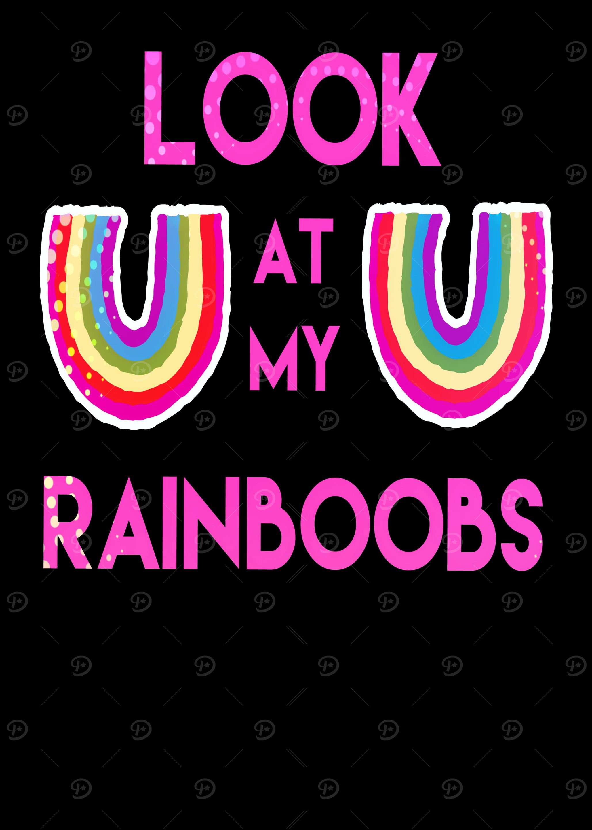 Funny Rainbow Breasts Tits