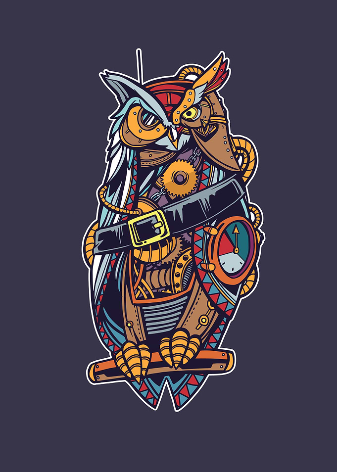STEAMPUNK OWL