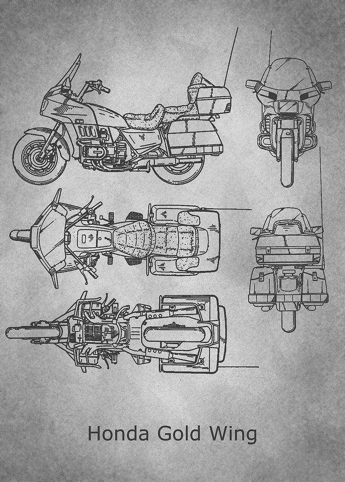 Honda Gold Wing Blueprint