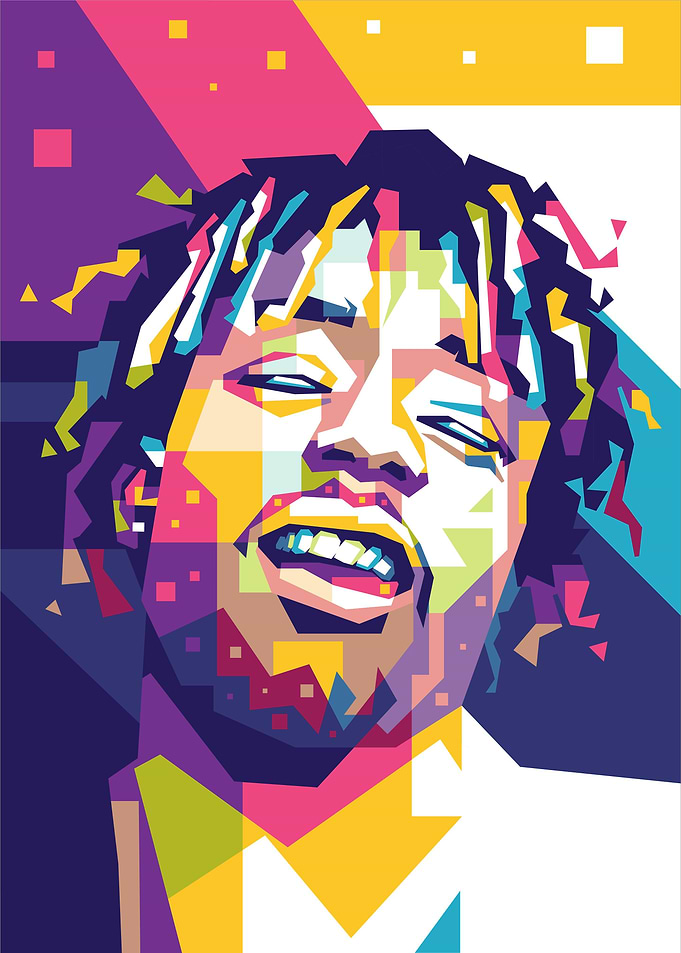 Lil Uzi vert Pop art