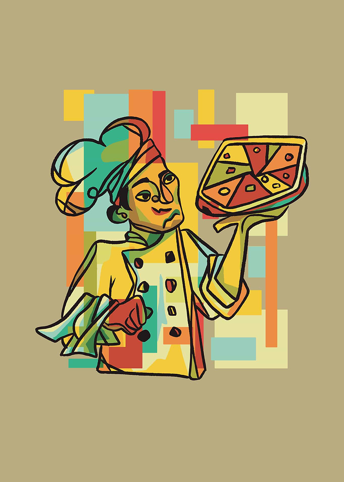 CUBIST PIZZA