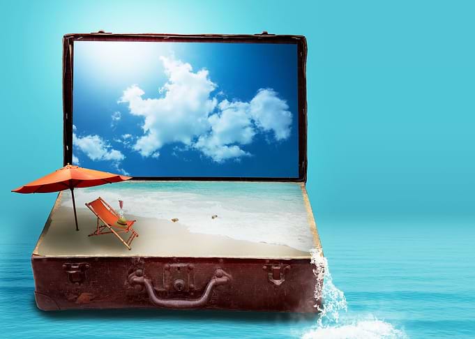 Briefcase beach