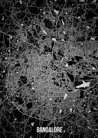 Bangalore Dark Map