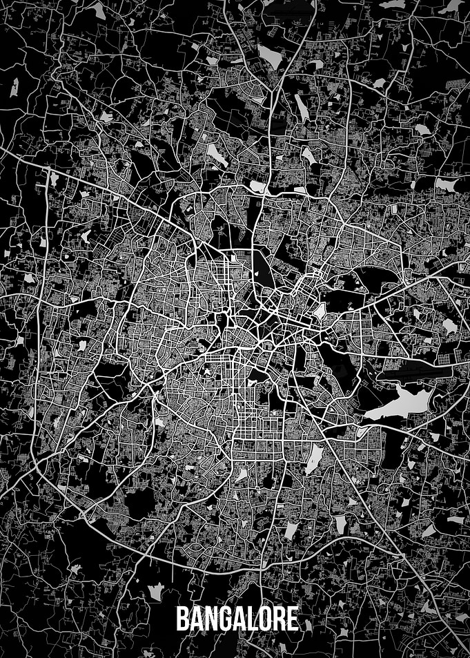 Bangalore Dark Map