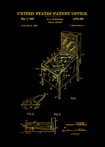 2 Pinball Machine Patent
