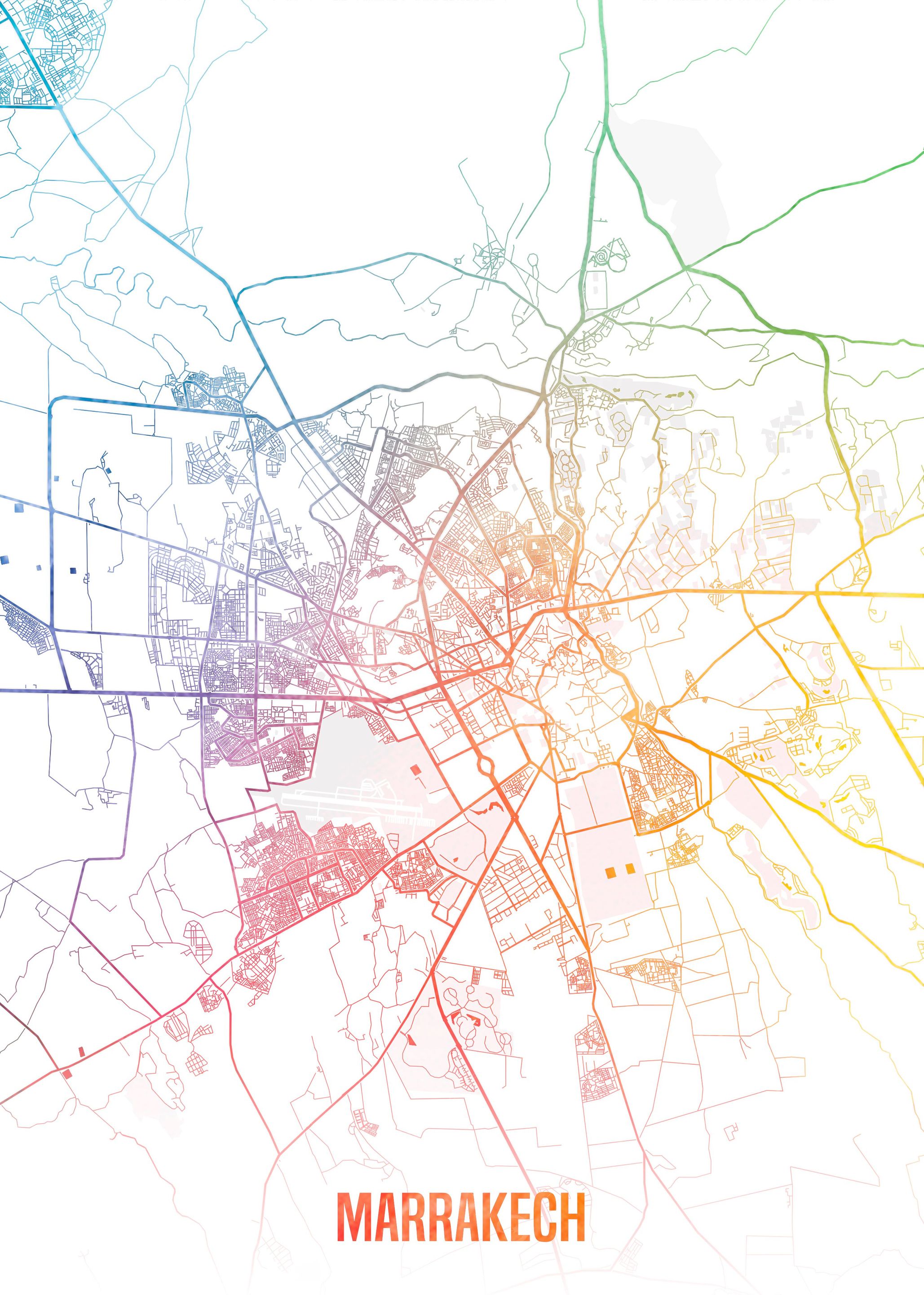 Marrakech map